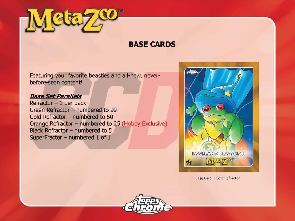 2022 Topps Metazoo Chrome Hobby Box On-Demand