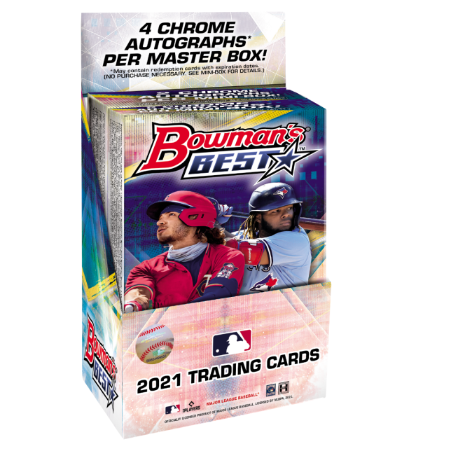 2021 Bowman Best Baseball - Hobby Master Box