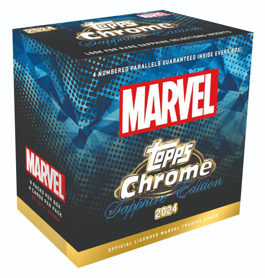 Topps Marvel Chrome Sapphire Edition Hobby Box 2024