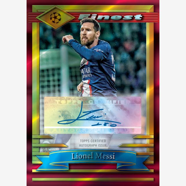 2022-23 Topps Finest Flashbacks Uefa Club Competitions Hobby Box