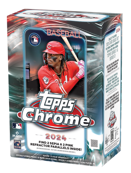 Topps Chrome Baseball 2024 blaster Box