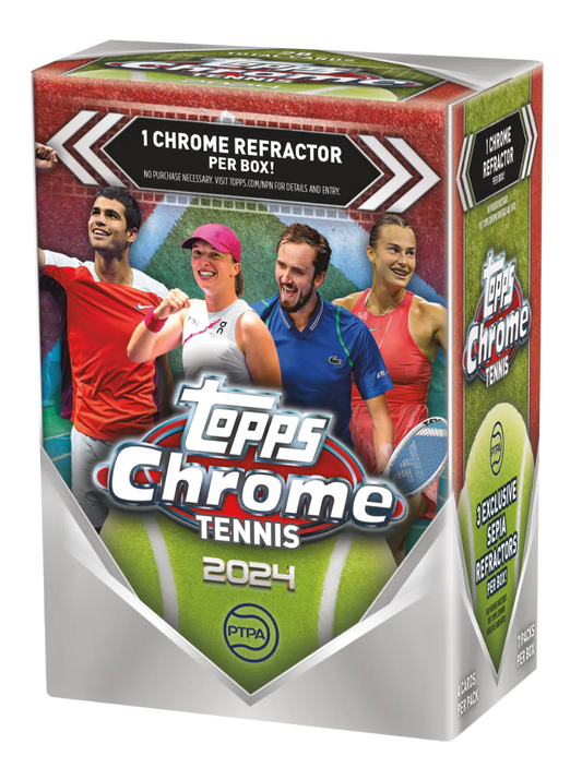 Topps Chrome Tennis Value Box 2024