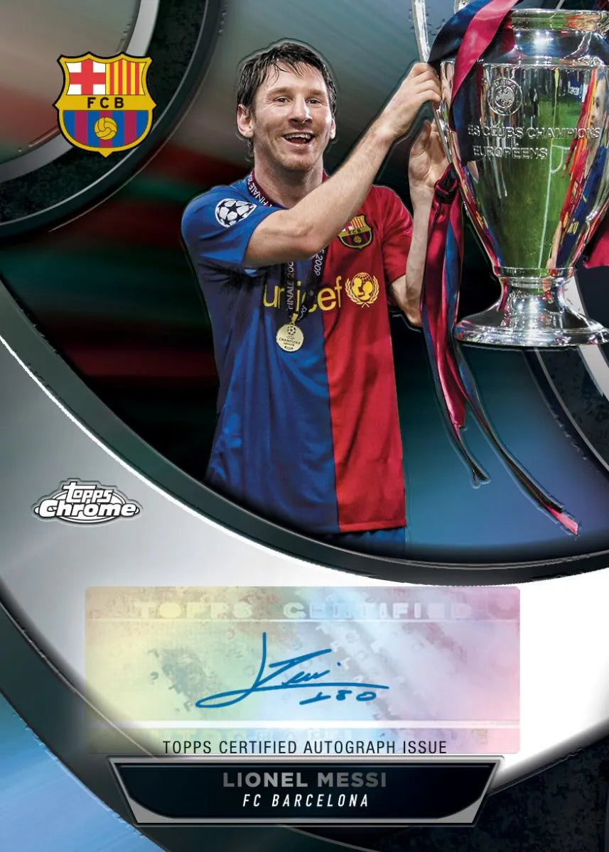 Topps Chrome Uefa Club Competitions - Hobby Box 2023-24 Pre Order Football