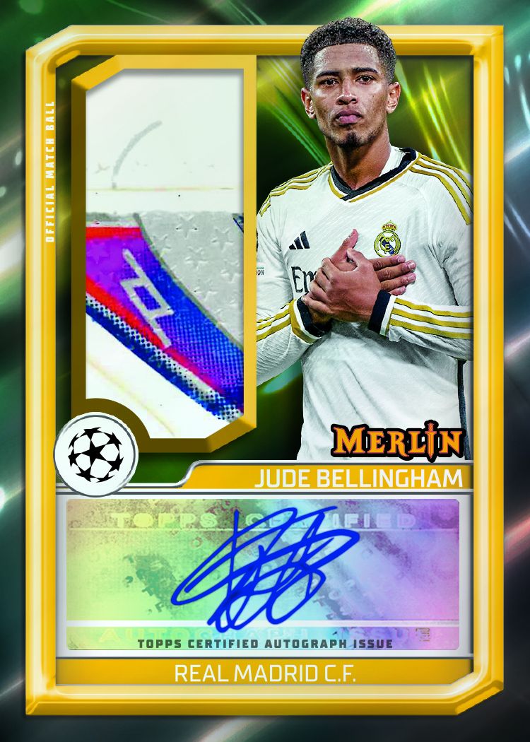 Topps UEFA Club Competitions Merlin Chrome Soccer 23/24 Hobby Box