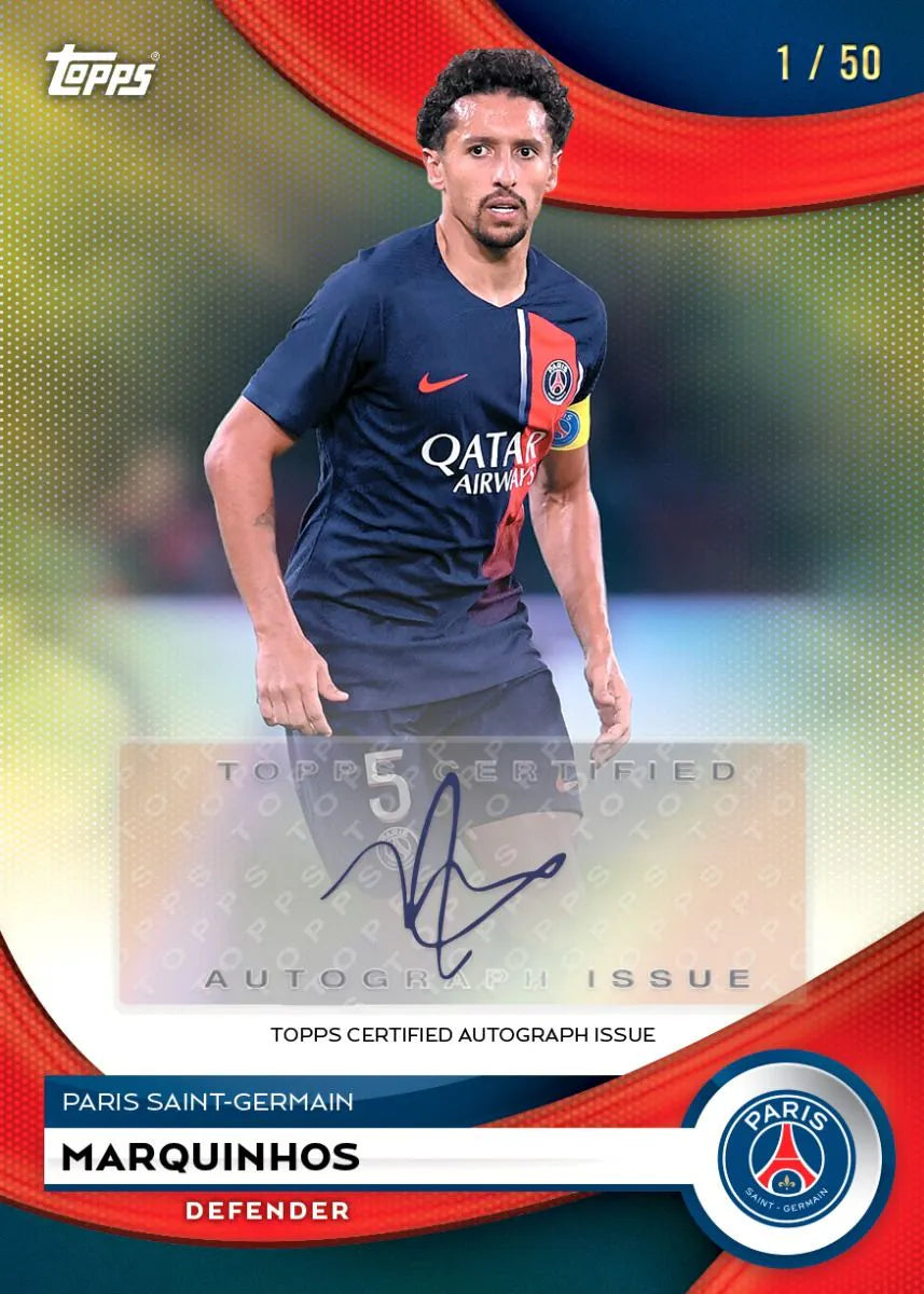 Topps Paris Saint-Germain 2023/24 Team Set Football