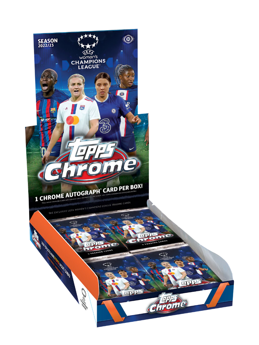 Topps Chrome Uefa Womens Champions League 2023 Box Cases