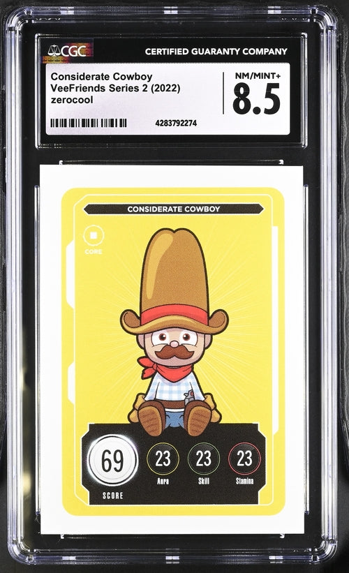 Veefriends Considerate Cowboy Zerocool Series 2 2022 Cgc8.5