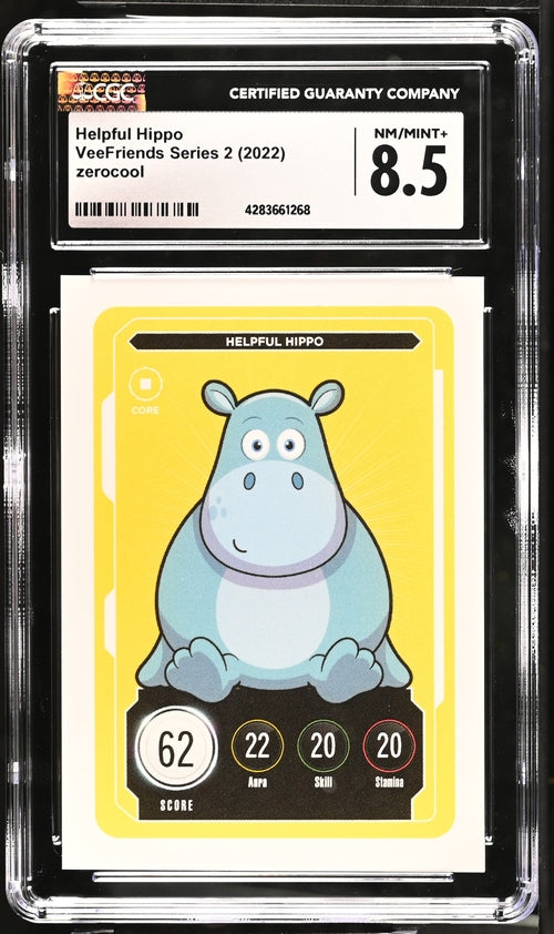 Veefriends Helpful Hippo Zerocool Series 2 2022 Cgc8.5