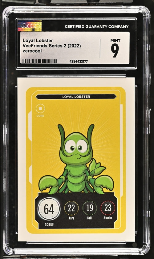 Veefriends Loyal Lobster Zerocool Series 2 2022 Cgc9 Veefriends Slabs