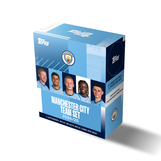 Topps Manchester City Official 2024/25 Team Set