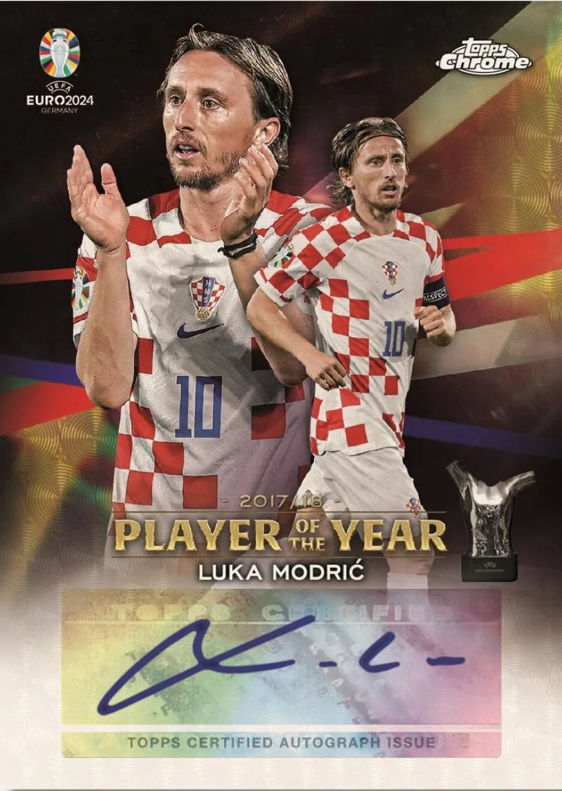 Topps Chrome UEFA Euro Soccer 23/24 Hobby Box