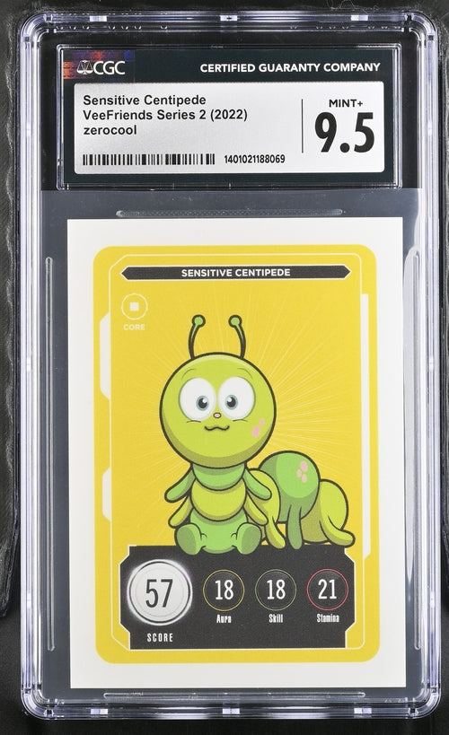 Veefriends Sensitive Centipede Zerocool Series 2 2022 Cgc9.5