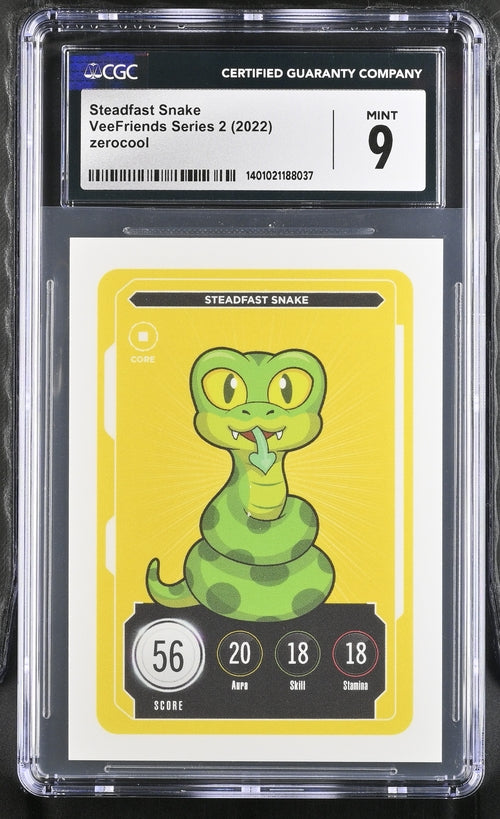 Veefriends Steadfast Snake Zerocool Series 2 2022 Cgc9