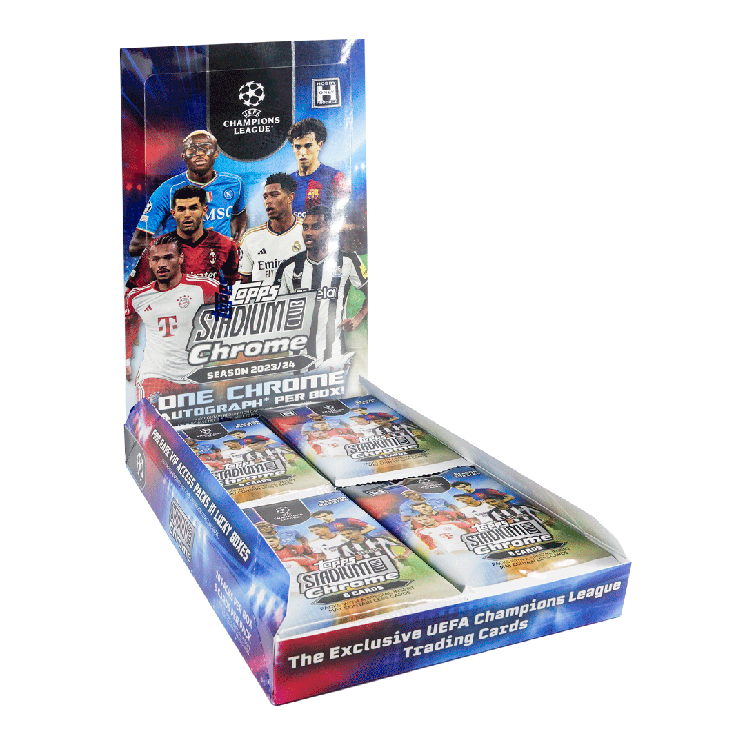 Topps Stadium Club Chrome UEFA Club Competitions 23/24 Hobby Box