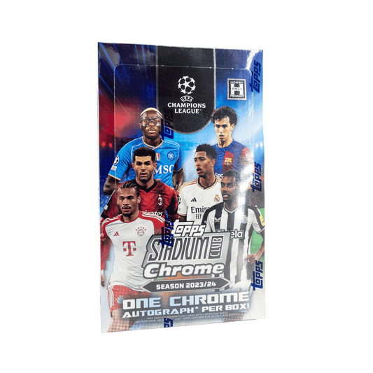 Topps Stadium Club Chrome UEFA Club Competitions 23/24 Hobby Box PRE-ORDER