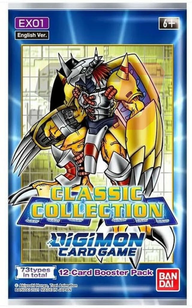 Digimon Trading Card Game: Classic Collection Booster Pack (Ex-01) Tcg