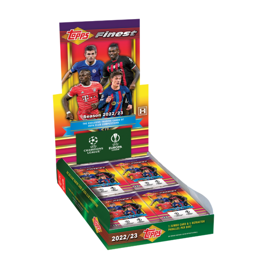 2022-23 Topps Finest Flashbacks Uefa Club Competitions Hobby Box