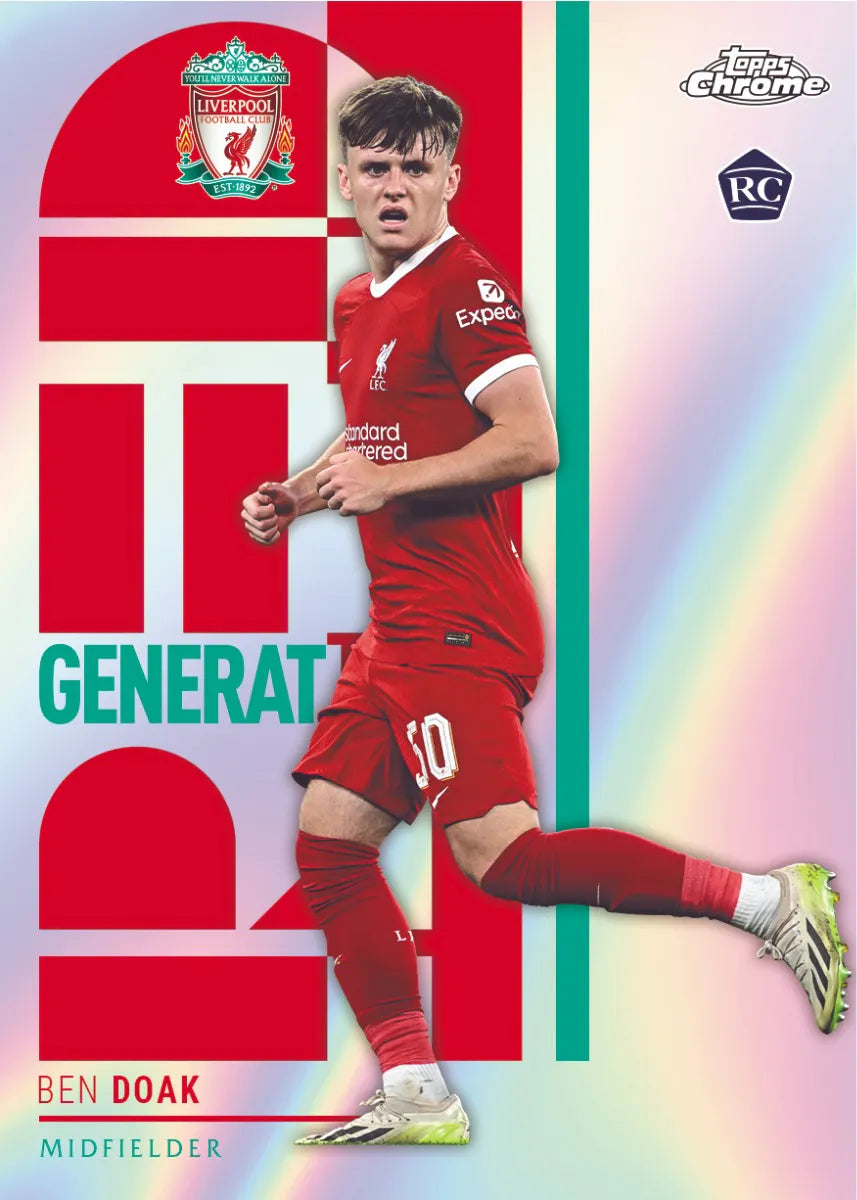 Topps Chrome Liverpool Fc 23/24