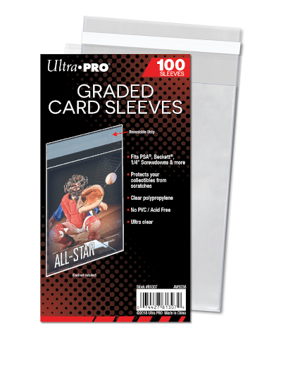 Ultra Pro Resealable Graded Card Sleeves 100 Pack