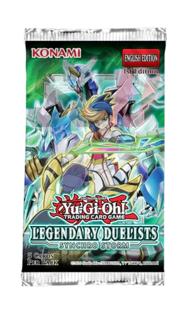 Legendary Duelists 8 - Synchro Storm Booster Pack- Yu-Gi-Oh Tcg Tcg