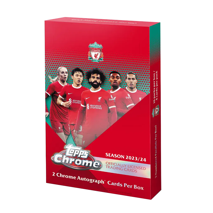 Topps Chrome Liverpool FC Hobby Box 23/24