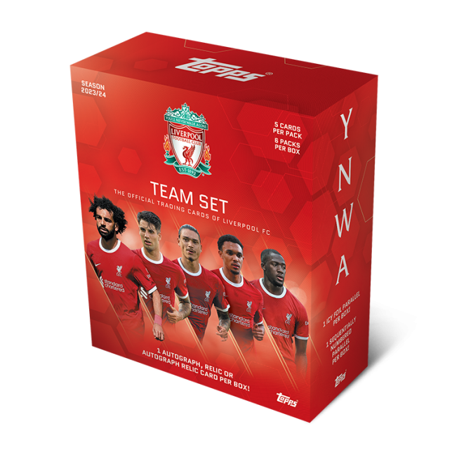 Topps Liverpool Official Team Set 23/24 Hobby Box