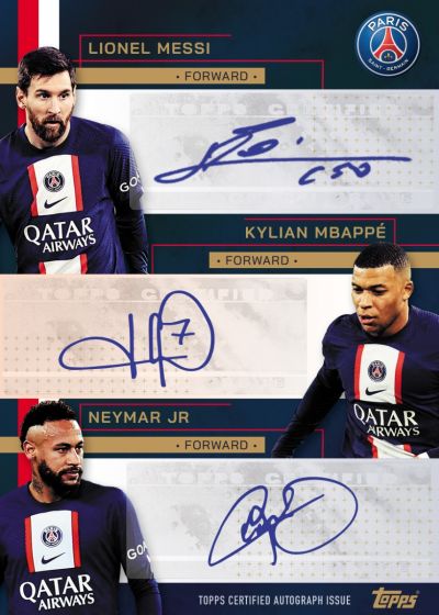 Topps Paris Saint-Germain Team Set 2023 Hobby Box