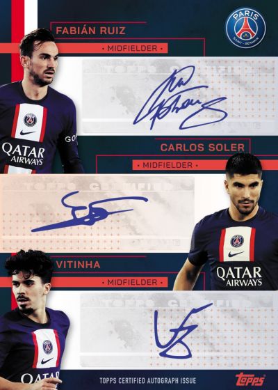 Topps Paris Saint-Germain Team Set 2023 Hobby Box