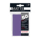 Ultra Pro Matte Deck Protectors Sleeves Standard 66Mm X 91Mm Purple