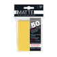 Ultra Pro Matte Deck Protectors Sleeves Standard 66Mm X 91Mm Yellow`