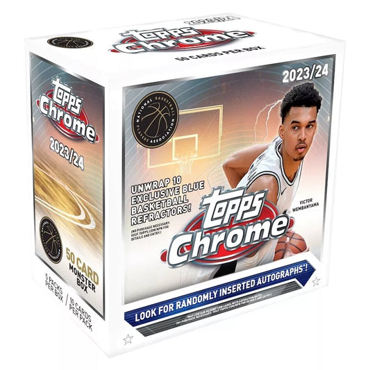 Topps Chrome Basketball NBA Mega Monster Box 2023/24