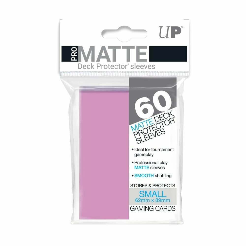 Ultra Pro Matte Deck Protective Sleeves Small 62Mm X 89Mm Pink