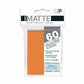 Ultra Pro Matte Deck Protective Sleeves Small 62Mm X 89Mm Orange