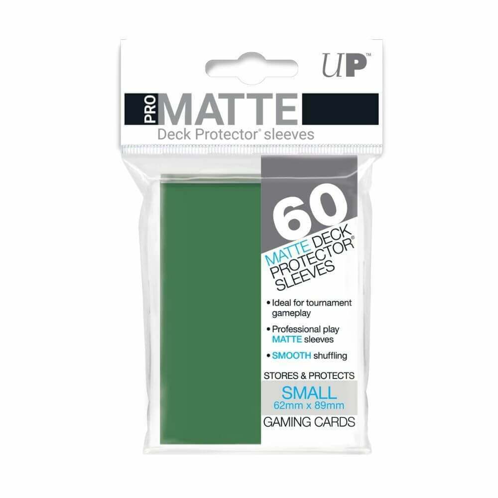 Ultra Pro Matte Deck Protective Sleeves Small 62Mm X 89Mm Green