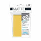 Ultra Pro Matte Deck Protective Sleeves Small 62Mm X 89Mm Yellow