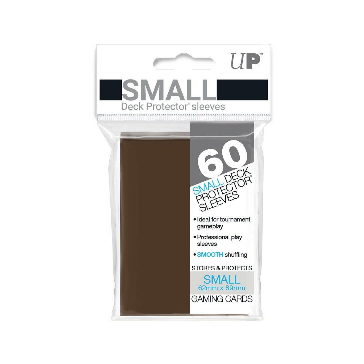 Ultra Pro Matte Deck Protective Sleeves Small 62Mm X 89Mm Brown