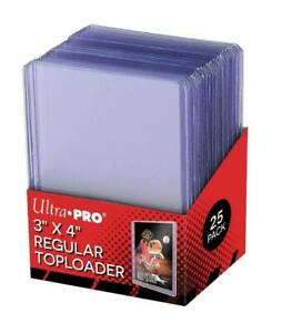 Ultra Pro Regular Top loaders (25 Pack) - Sports Cards Direct UK