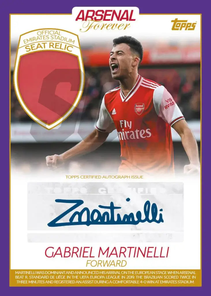 Topps Arsenal Fc Forever 2024 Football