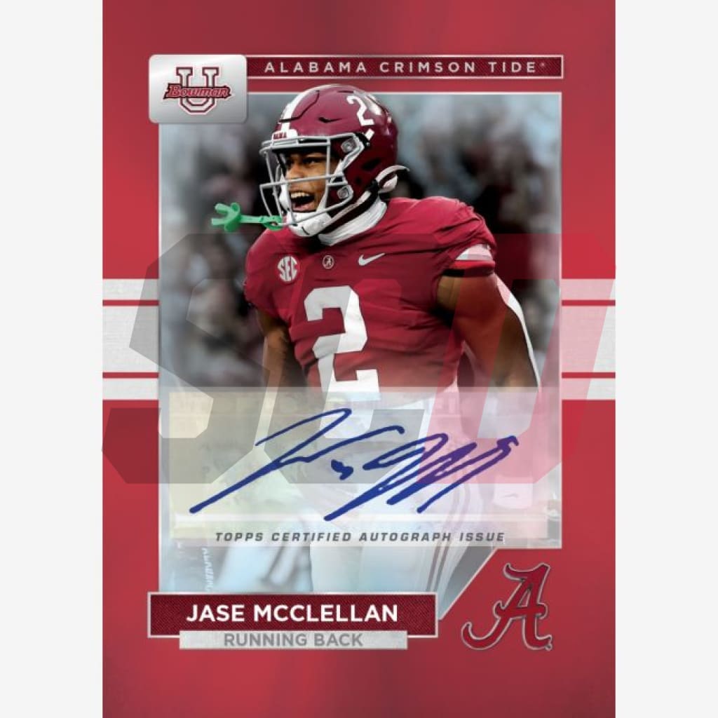 Topps Bowman U Alabama Football 2023 Hobby Box