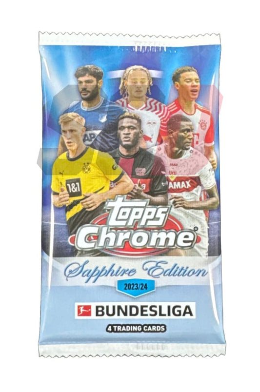 Topps Bundesliga Chrome Sapphire 2023/24 Pack Football