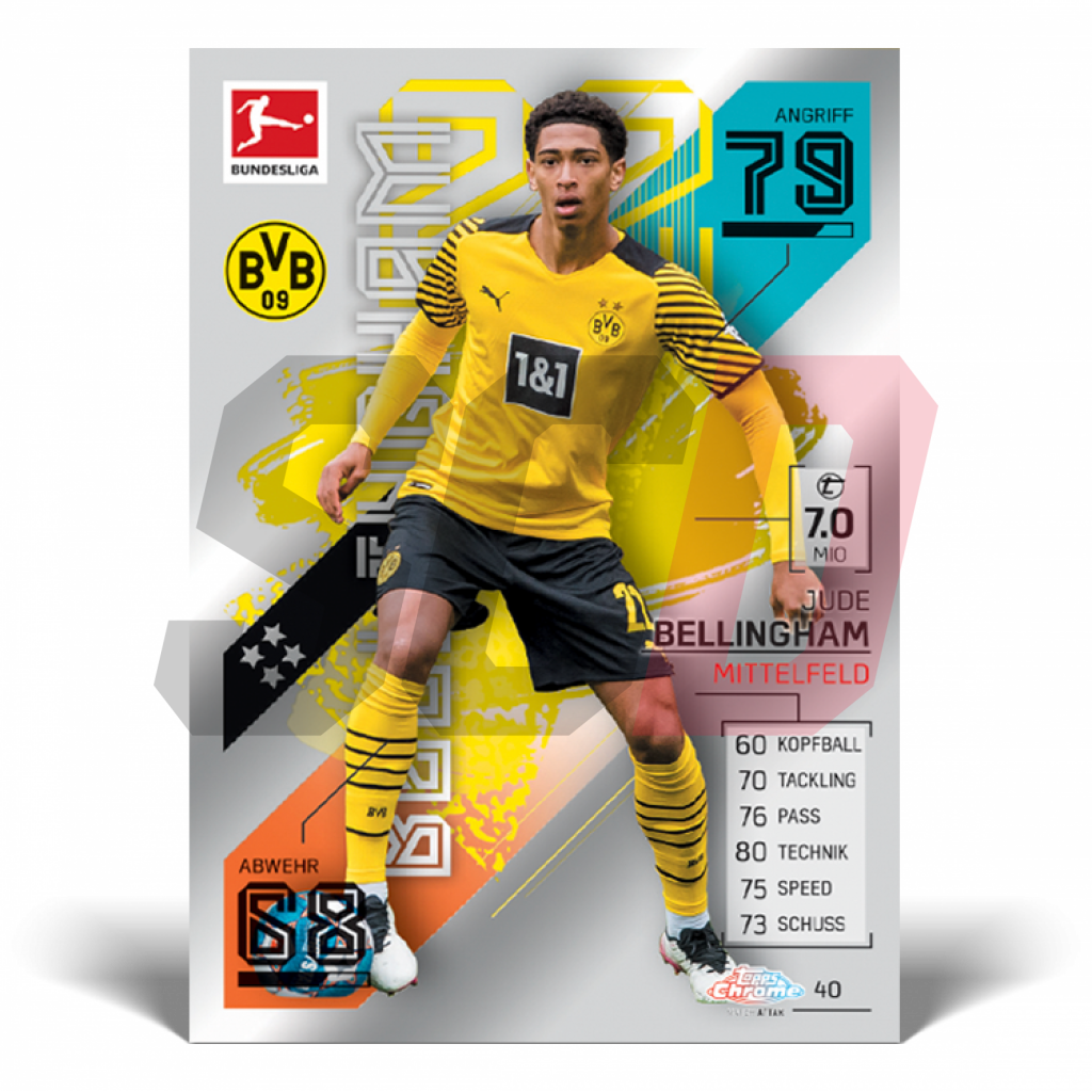 Topps Bundesliga Match Attax Chrome 2021/22 Hobby Box