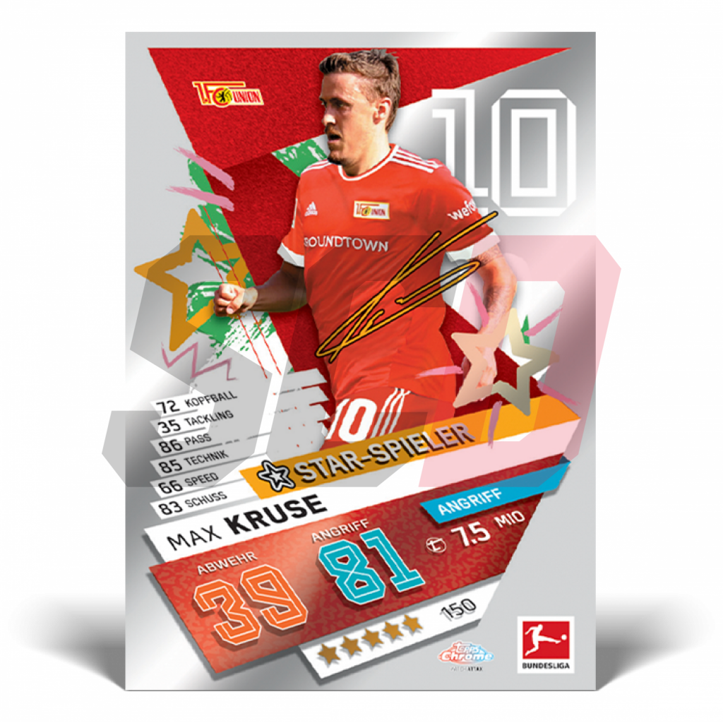 Topps Bundesliga Match Attax Chrome 2021/22 Hobby Box