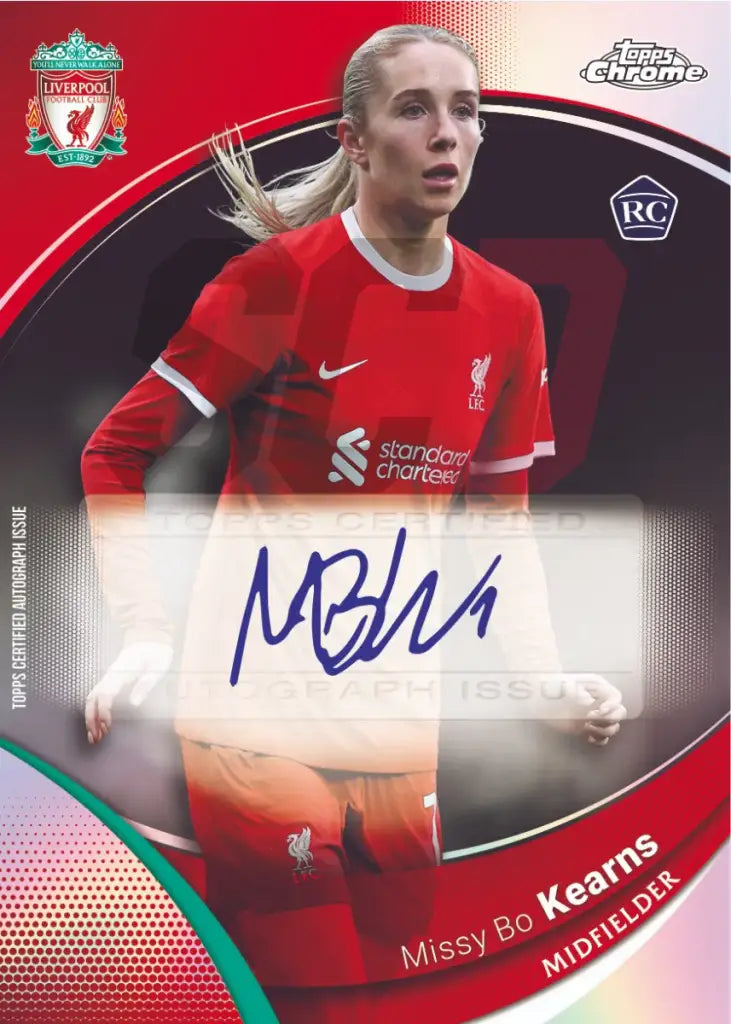 Topps Chrome Liverpool Fc 23/24