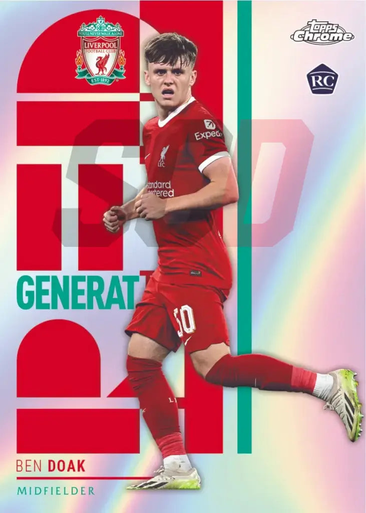 Topps Chrome Liverpool Fc 23/24