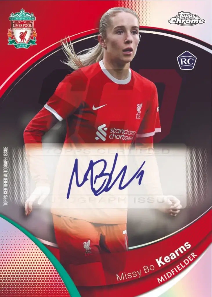 Topps Chrome Liverpool Fc 23/24