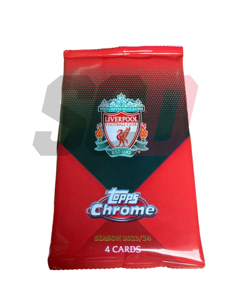 Topps Chrome Liverpool Fc 23/24 Hobby Box