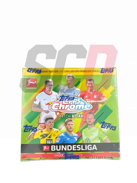 Topps Chrome Match Attax Bundesliga 2020-21 Box Football