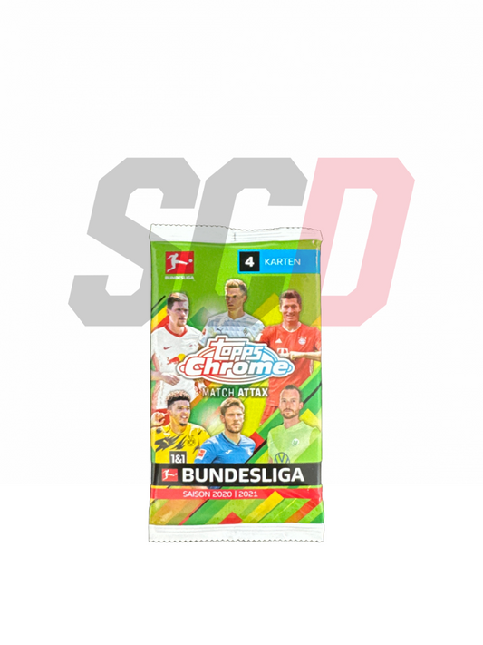 Topps Chrome Match Attax Bundesliga 2020-21 Pack Football