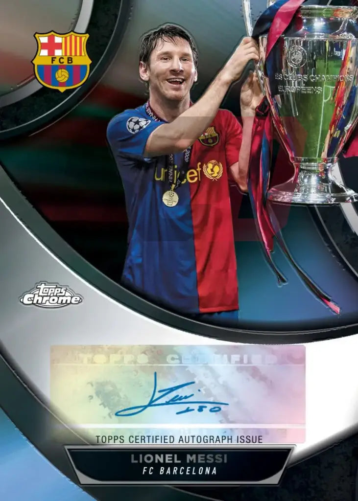 Topps Chrome Uefa Club Competitions - Hobby Box 2023-24 Pre Order Football