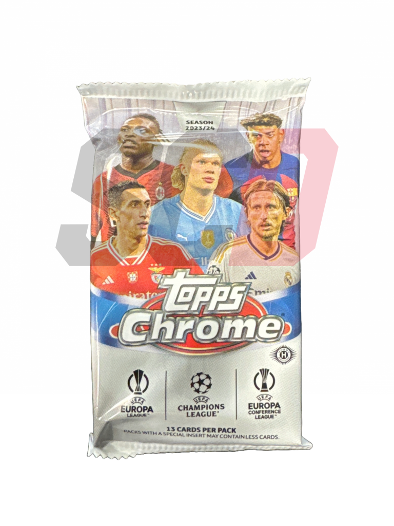 Topps Chrome Uefa Club Competitions Jumbo 2023-24 Pack Football